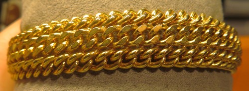 Bracelet gourmette plaqué - bracelet-gourmette,