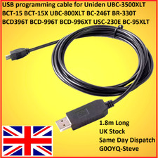 Câble USB Pour Uniden Bearcat UBC3500XLT BCT15 BCT15X UBC800XLT BC246T Fast Post