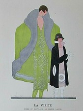 Georges Lepape LA VISITE