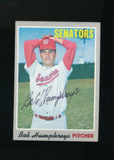 1970 topps 538 bob - #538, humphreys