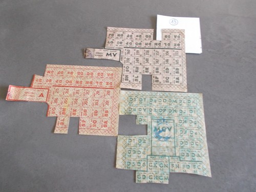 Guerre tickets de - guerre, 39/45.tickets