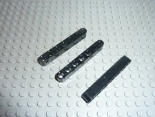 3 x LEGO Technic Black Beam 7