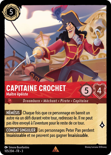 Capitaine crochet maître - -,