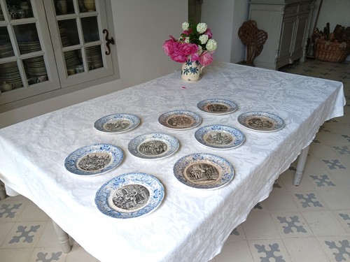 Assiettes parlantes - assiettes, "parlantes"