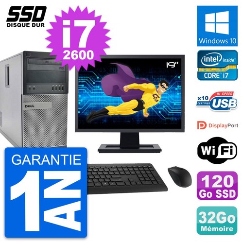 Tour dell 990 ecran - pc,