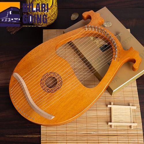 Strings lyre harp - harp, mahogany