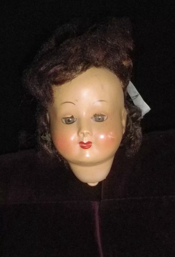 Tête poupee ancienne rhodoid - tête,