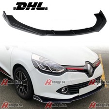 Spoiler Avant Lèvre Tasse Noir Brillant pour Renault Clio MK4 RS