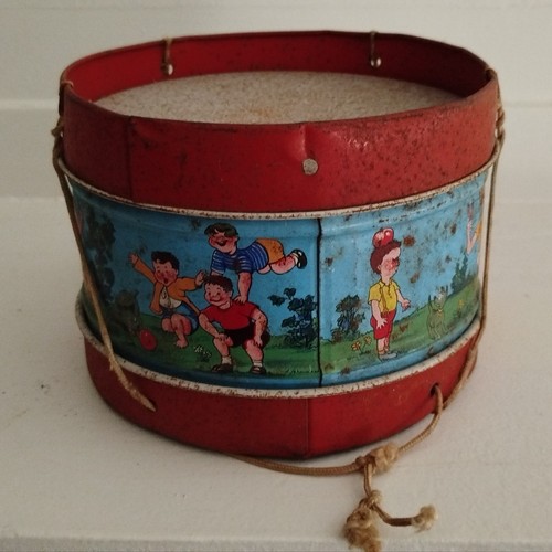 Ancien tambour jouet - , en