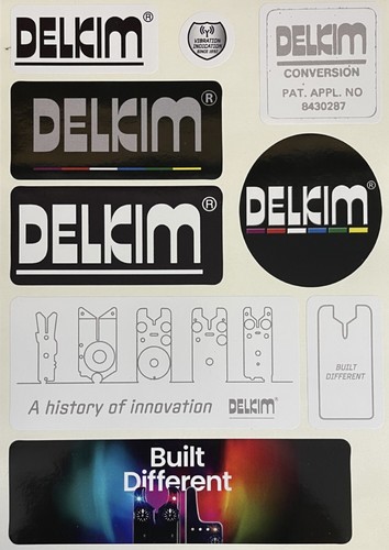 Delkim sticker pack genuine - pack,