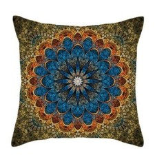 Taie d'oreiller housse de  coussin  Mandala   45x45 cm 