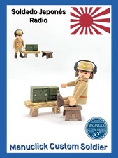 PLAYMOBIL SOLDAT RADIO + TABLE