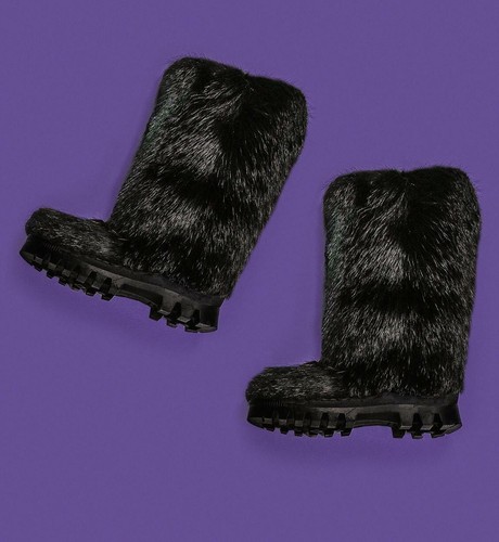 Bottes fourrure nutria - fourrure,