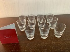 7 verres shooter modèle mille nuit en cristal de Baccarat (prix à la pièce)