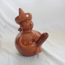 Gargoulette BOTIJO ESPAGNOL TERRE CUITE RARE ART POPULAIRE  FALUS ÉROTIQUE