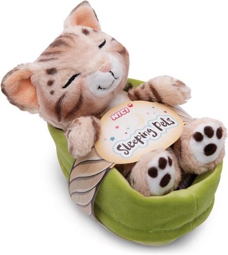 Nici peluche chat bengal - chat, 12cm