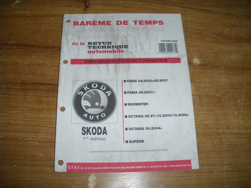 Bareme temps skoda fabia - ,