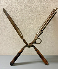 Ancien fer à friser cranter les cheveux, barbier coiffeur .