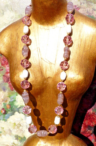 Ancien collier fantaisie - collier,