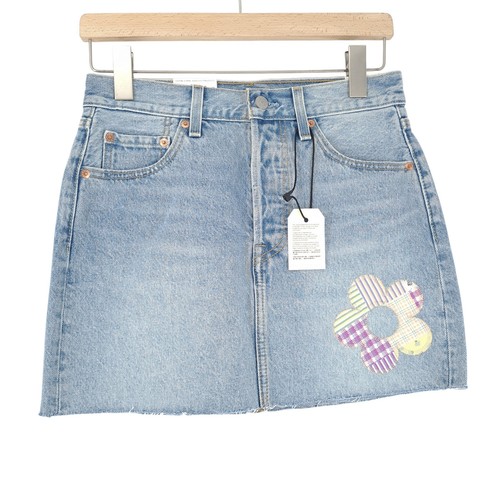 Levi jupe mini courte bleu - jupe,