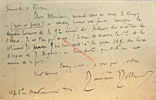 ROLLAND (Romain) écrivain français, prix Nobel de littérature en 1915 (1866-1944