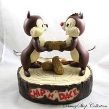 Grande figurine en résine Tic et Tac DISNEY Chip and Dale cacahuète Bobblehead