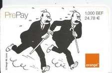 BELGIQUE - MOBICARTE ORANGE - LES DUPONT