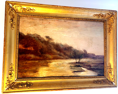 Grande huile sur toile - 19, eme