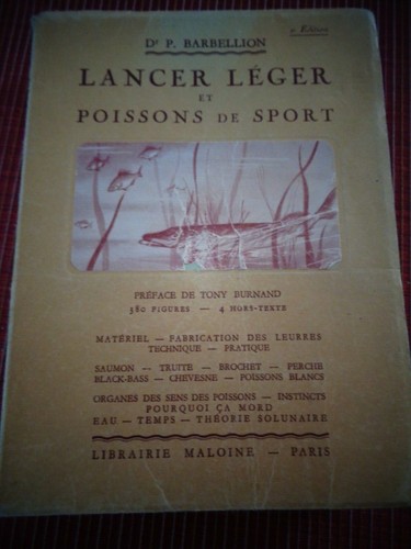 Livre sur peche lancer - sur,
