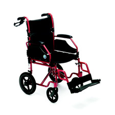 KSP Fauteuil roulant pour handicapés N25R12 Fauteuil roulant de transport léger