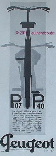 Publicite peugeot moto 107 - moto, p