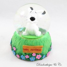 Snow globe chien Idéfix PARC ASTERIX 2009 Goscinny-Uderzo boule à neige 10 cm