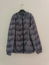 Imperméable Gris Motif Plume