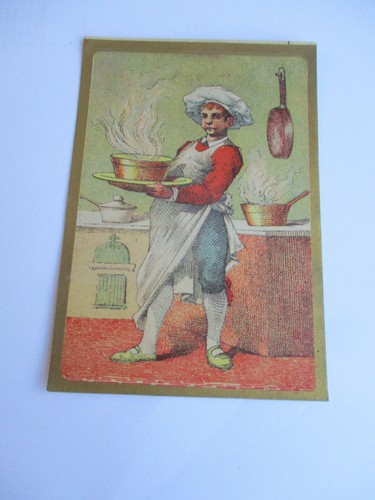 Ancienne chromo publicitaire - ancienne,