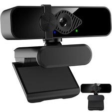 Webcam USB HD 2K/30fps avec Microphone caméra d'ordinateur à Angle de Vision ...