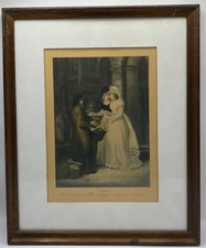 Impression ancienne encadrée