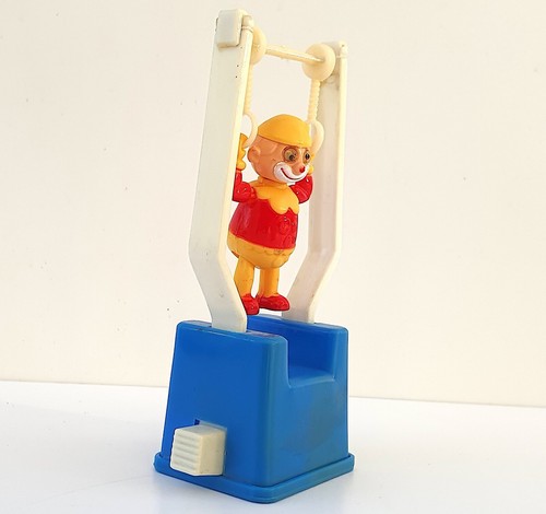 Jouet articulé ancien clown - jouet,