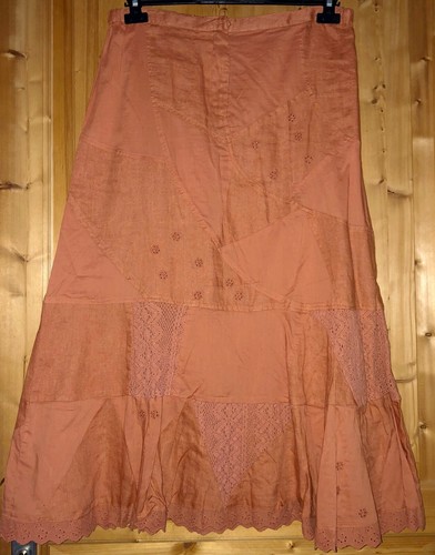Jupe jupon long orange - orange, tera