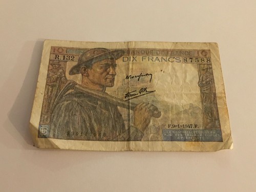 Billet france francs mineur - billet, 10