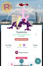 Toxtricity GMAX Amped Form Fukuoka Background Location Card Non-Shiny Giganta...