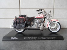 MOTO HARLEY FLSTS HERITAGE SOFTAIL SPRINGER 1997  1/18 MAISTO