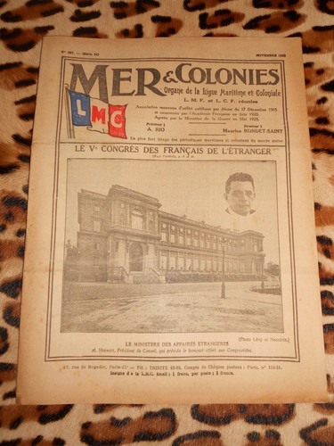 Revue mer colonies - revue, ligue