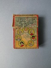 jeu des 7 familles ancien, JTR Paris, années 20, les métiers, caricatures