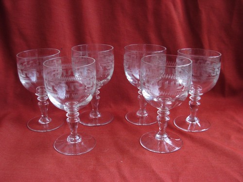 Portieux serie 6 verres a - portieux, ?,serie