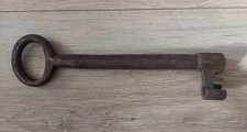 Ancienne & Grande Clé, Clef 27 cm en Fer Forgé - Coffre, Porte, Serrure, Chateau