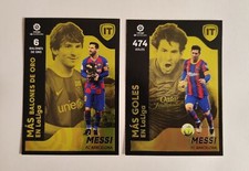 Panini La Liga Est 2021-22 - Lionel Messi X2 Mas Ballons D'Or + Mas Buts ...