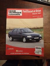 Revue technique FORD ESCORT ORION CLIPPER CABRIOLET 1.4 1.6 1.8 D TD XR3 i GHIA