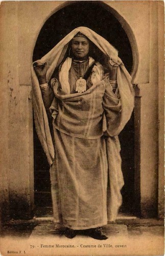 Cpa maroc femme marocaine - maroc,