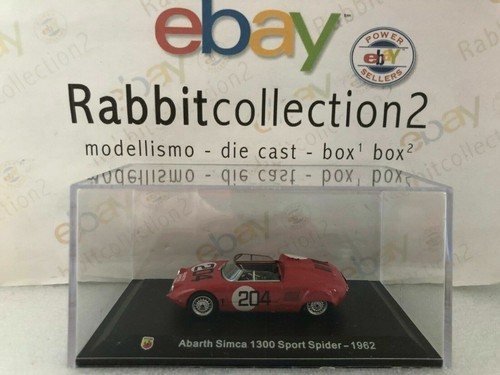 Die cast abarth simca - die, 1/43