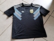 Maillot Foot Argentine Extérieur 11/12 Ans Noir